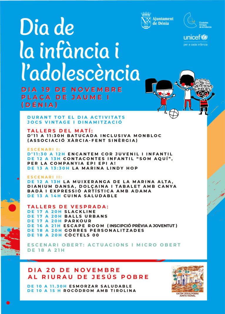 Full program of Dénia Children's Day