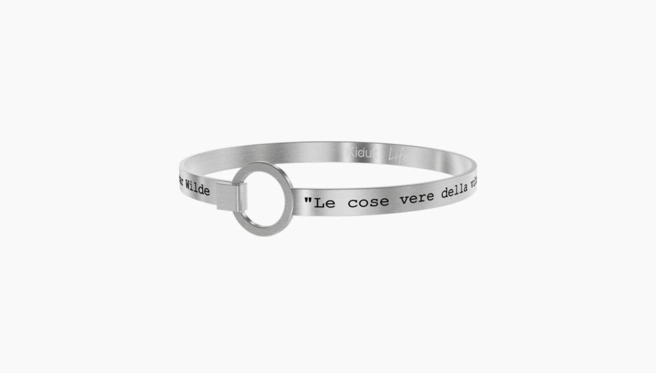 Pulsera Kidult Philosophy con frase de Oscar Wilde