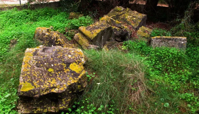 Imagen: Restos del monumento del Sagrat Cor de Dénia