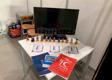 Stand promocional de la FEMMICC Dénia en Expofiesta