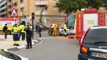 choque simuado entre el tren y un coche