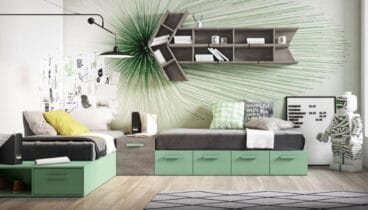 Dormitorios juveniles en Muebles Escrivá
