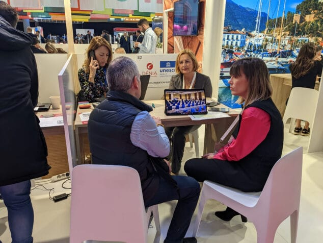 Imagen: Estand de Dénia en la feria IBTM de Barcelona