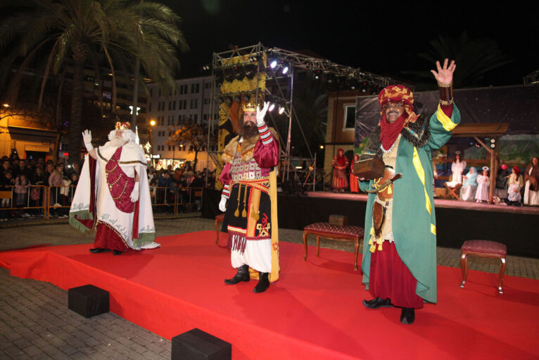 Los Reyes Magos de Dénia en el escenario