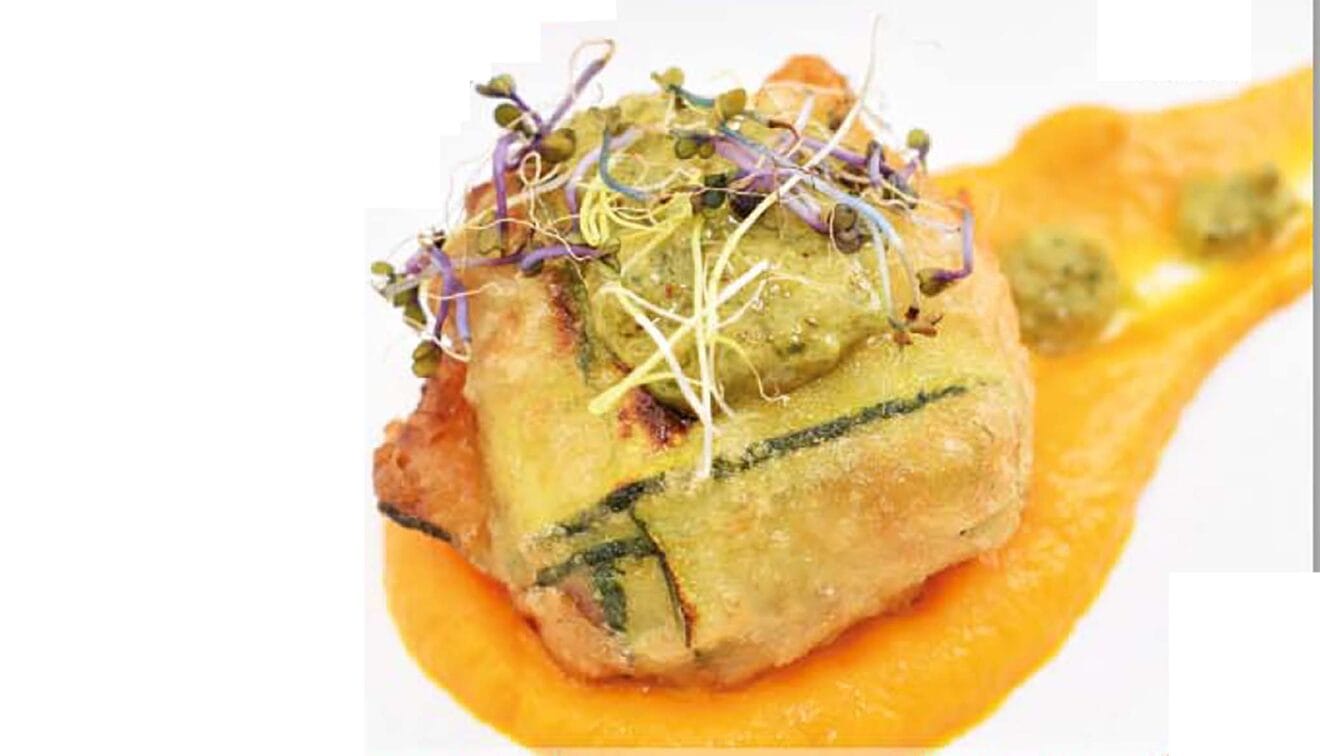 Massa pa la carabassa, tapa de Tempura Bar