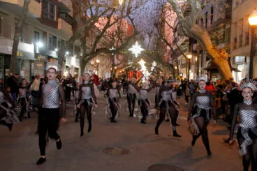 Papá Noel en su visita a Dénia 2022 01