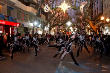 Papá Noel en su visita a Dénia 2022 02