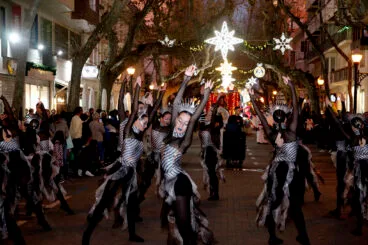 Papá Noel en su visita a Dénia 2022 03