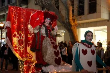 Papá Noel en su visita a Dénia 2022 04