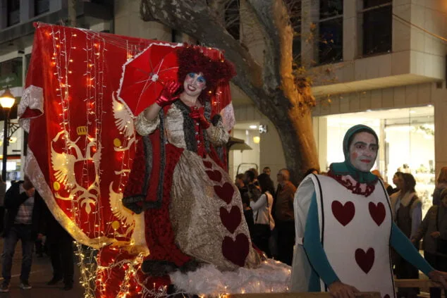 papa noel en su visita a denia 2022 04