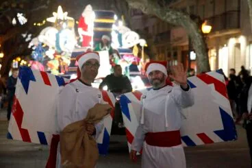 Papá Noel en su visita a Dénia 2022 05