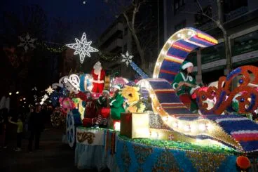 Papá Noel en su visita a Dénia 2022 08