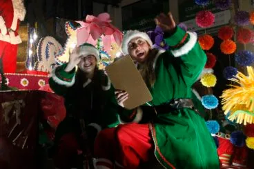 Papá Noel en su visita a Dénia 2022 11