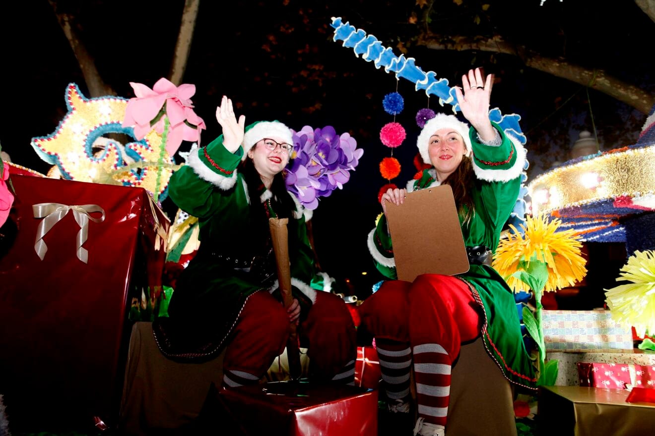 Papá Noel en su visita a Dénia 2022 13