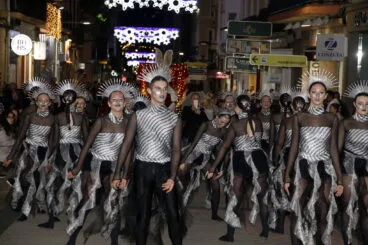 Papá Noel en su visita a Dénia 2022 22