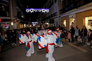 Papá Noel en su visita a Dénia 2022 25
