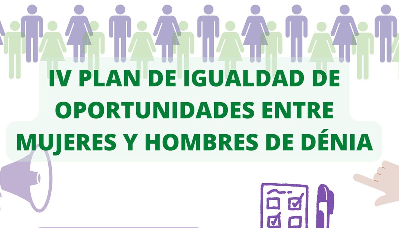 Portada del cuestionario del Plan de Igualdad de Dénia