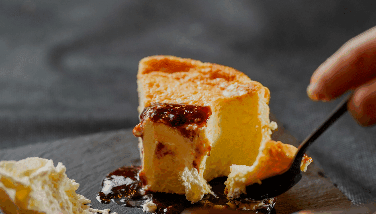 Postre casero de La Casa del Ratón