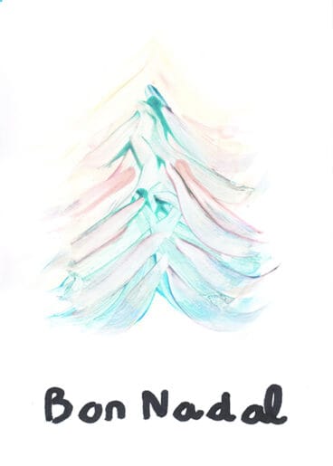 Primer premio del concurso de postales navideñas de Dénia