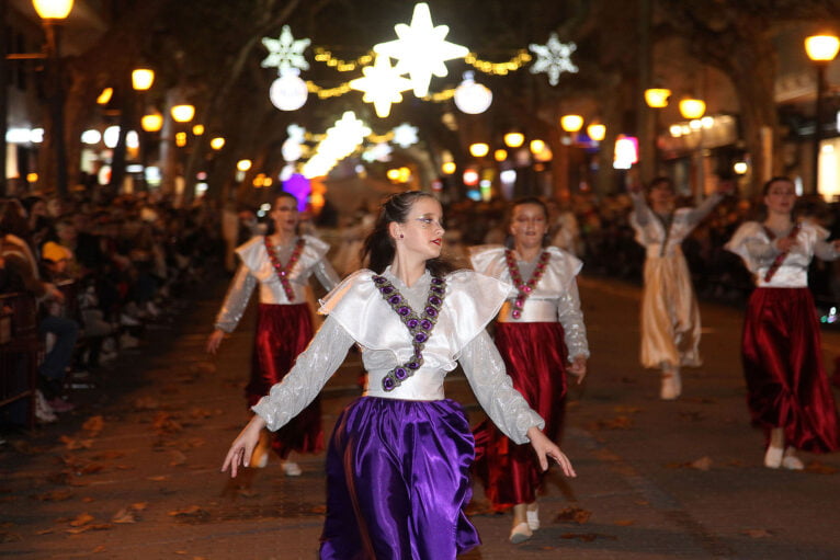 Bailarina en Marqués de Campo la Noche de Reyes
