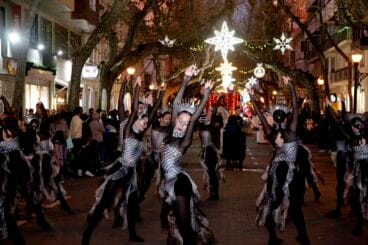 Bailes en Marqués de Campo por la llegada de Papá Noel en 2022