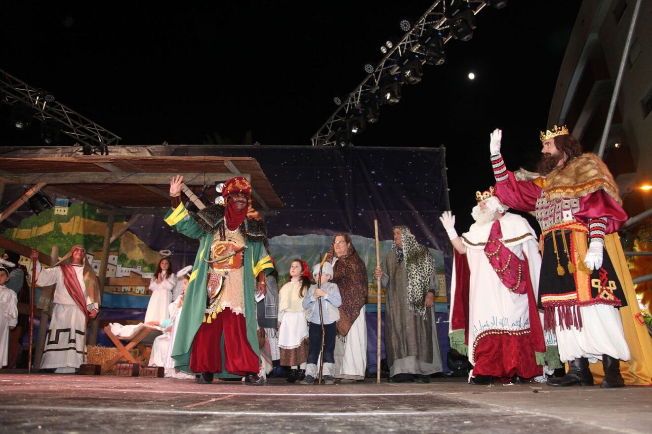 Baltasar en el escenario de Dénia