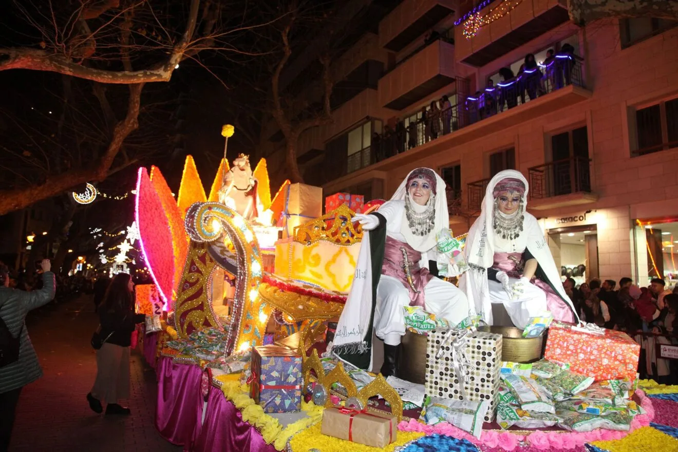 Carroza de Melchor en Dénia