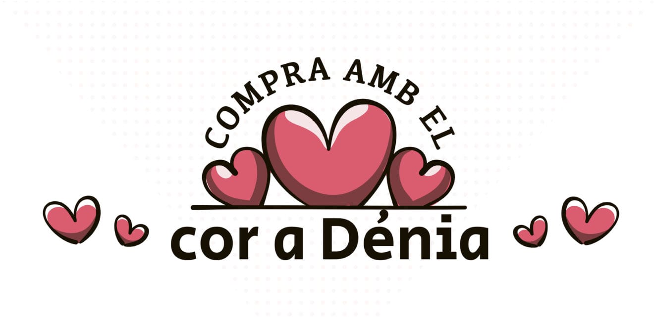 Cartel de la campaña de comercio Dénia