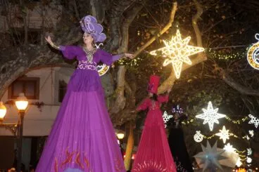 Danzas en la cabalgata de Dénia
