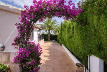 Exterior de la vivienda pintoresco