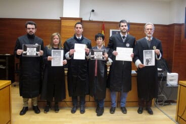 Letrados de Dénia que se suman a la huelga indefinida