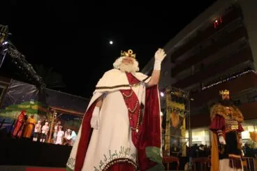 Melchor saluda desde el escenario