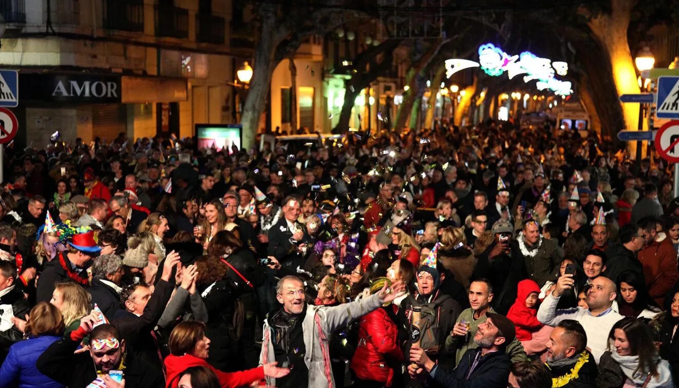 Nochevieja en la Glorieta de Dénia