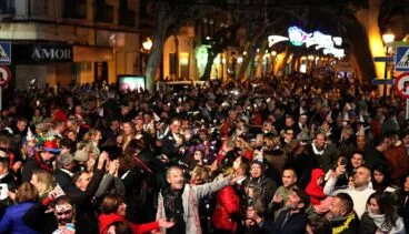Nochevieja en la Glorieta de Dénia