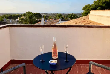 Terraza con vistas al mar