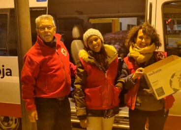 Voluntarios de Cruz Roja de Dénia