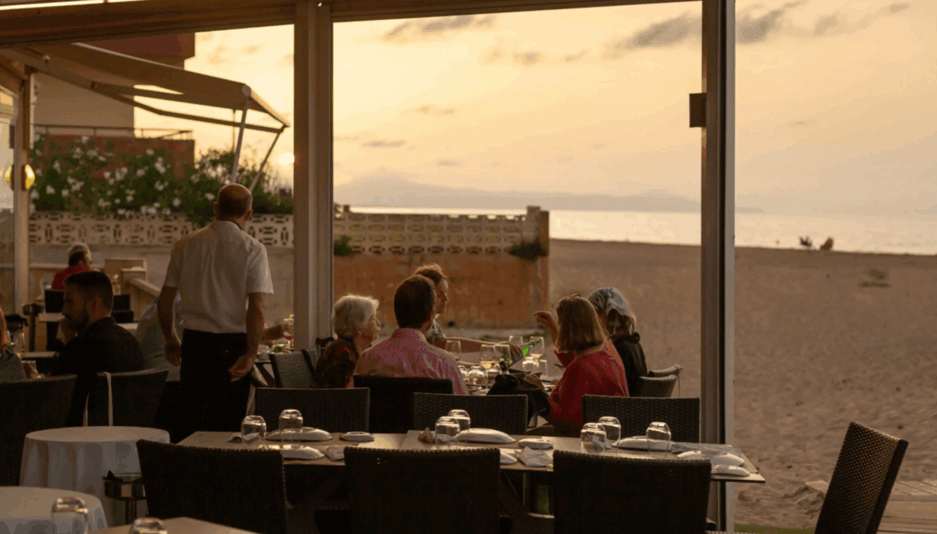 Atardeceres únicos junto al mar desde Restaurant Estanyó