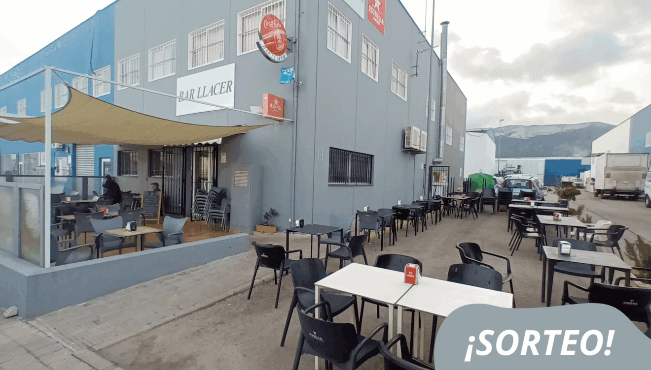 Bar Llàcer Dénia sortea una comida de menú para dos personas