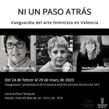 Cartel de la exposición Ni un paso atrás