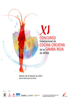 Imagen: Cartel de la XI edición del Concurso de la Gamba Roja de Dénia