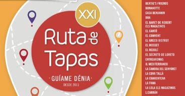 cartel 21 ruta tapas