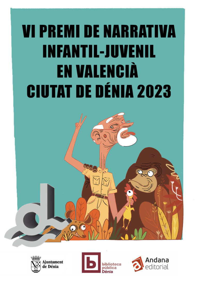 Cartel del VI Premi de narrativa infantil i juvenil Ciutat de Dénia