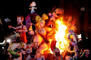 Cremà de la falla infantil de Port-Rotes de 2023