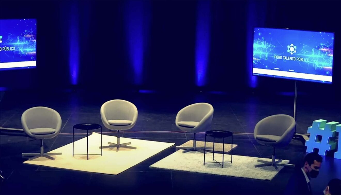 Escenario del Foro Talento Público de 2021