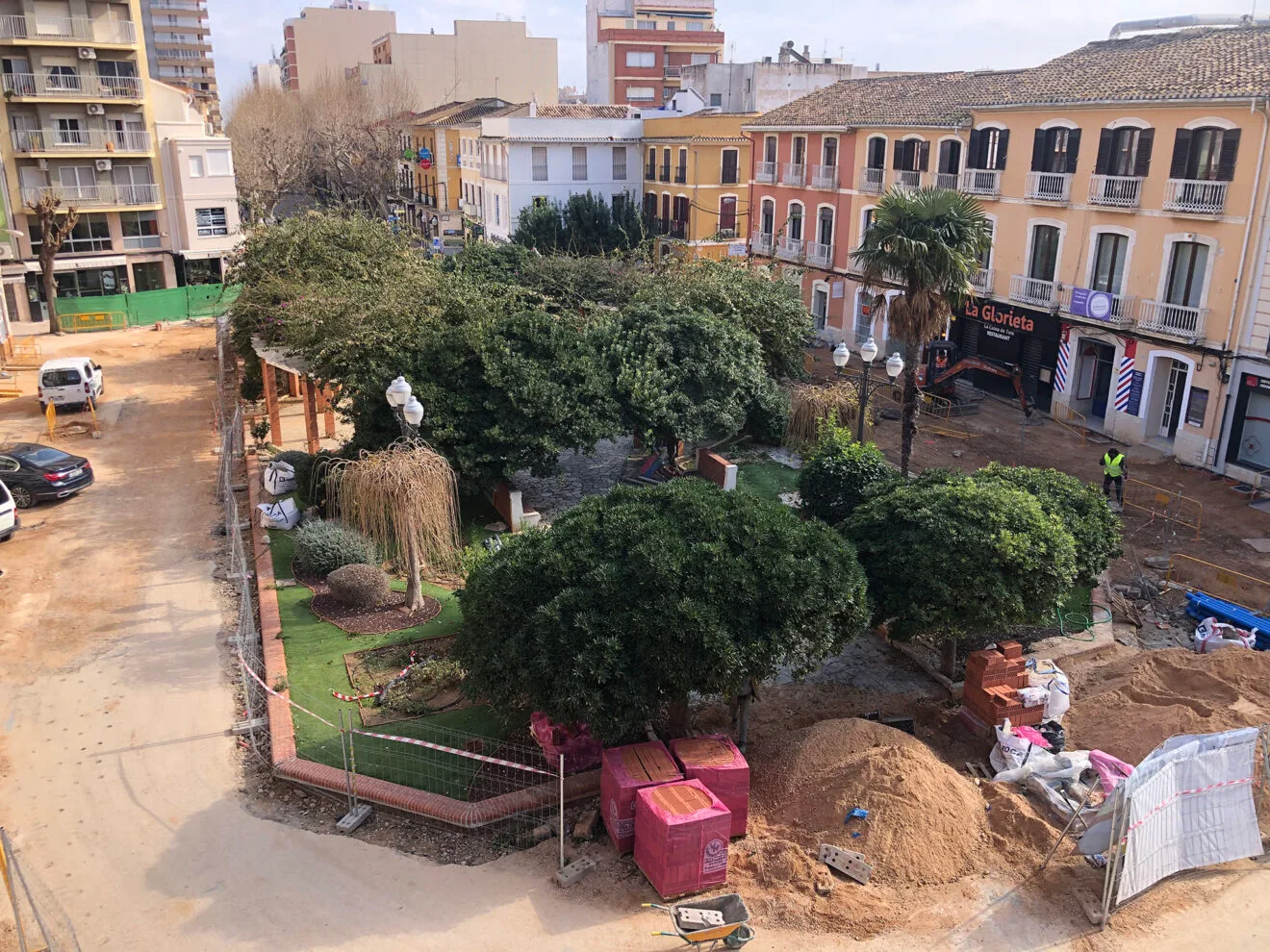 Estado actual de la Glorieta