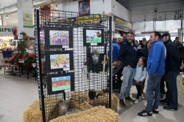 Exposición de dibujo infantil en el Mercado en 2023