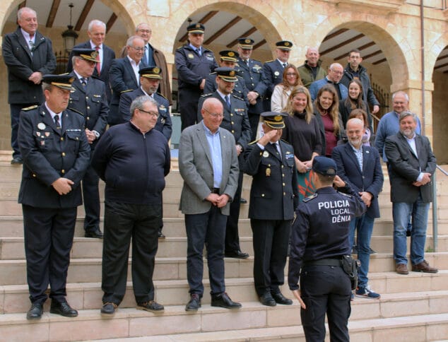 Imagen: Homenaje a Andrés Tabernero en el Ayuntamiento de Dénia