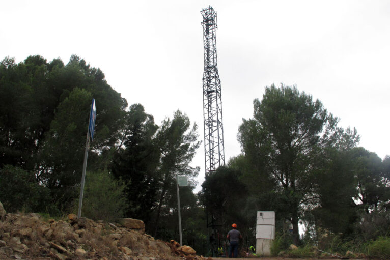 La polémica torre donde irá la antena de Les Rotes