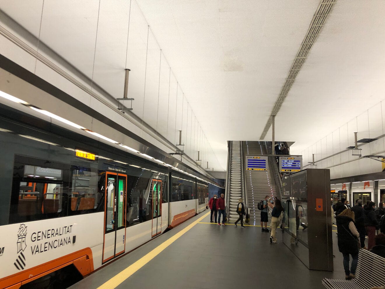 Llegada a la estación de Luceros - Alicante