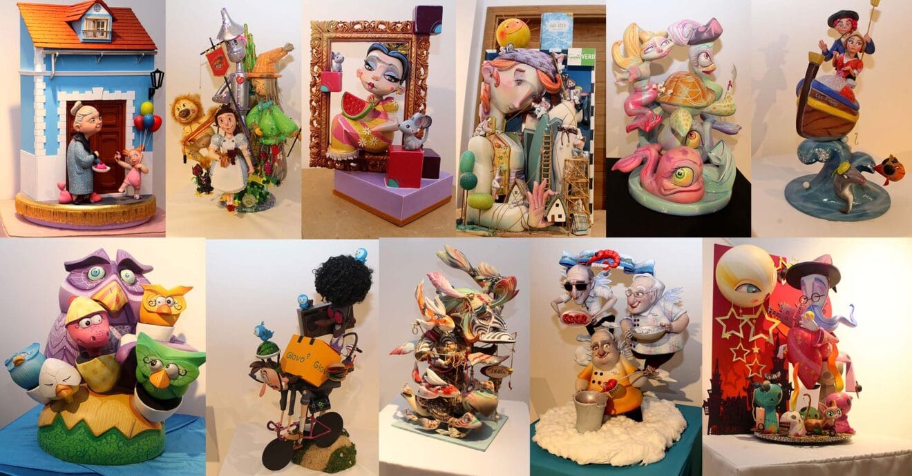 Los 11 ninots infantiles de las Fallas de Dénia en 2023